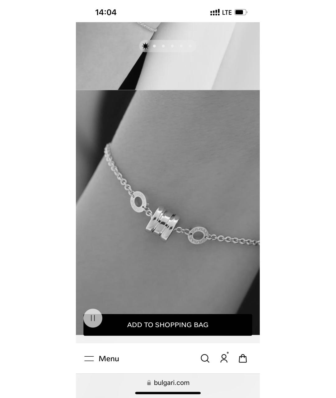 BVLGARI Браслет из белого золота, фото 4