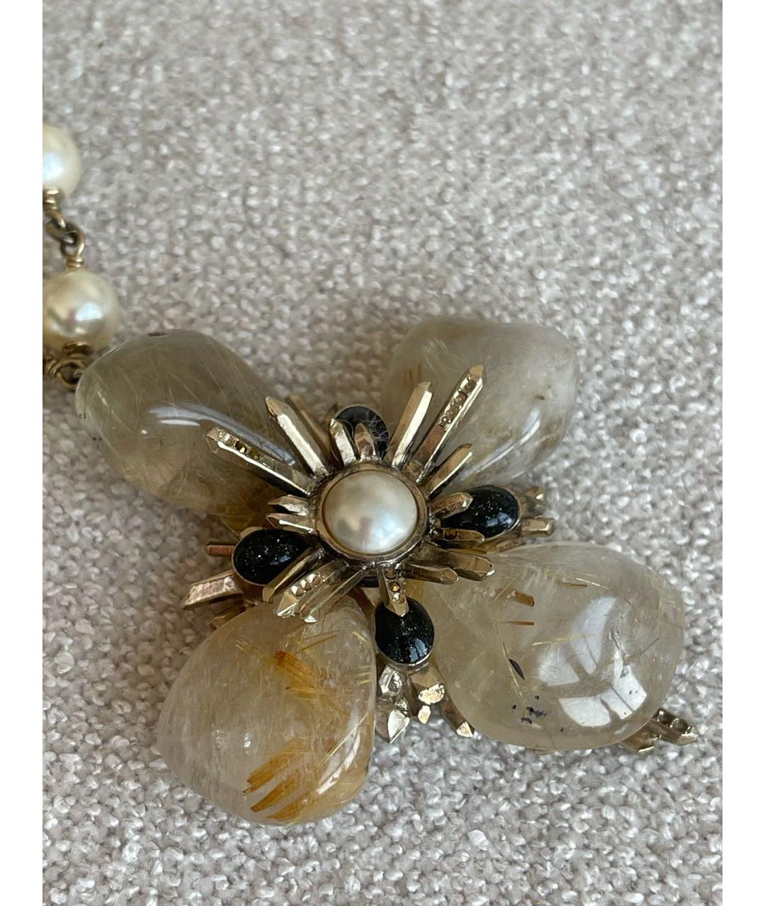 CHANEL Серебряное металлическое колье, фото 8