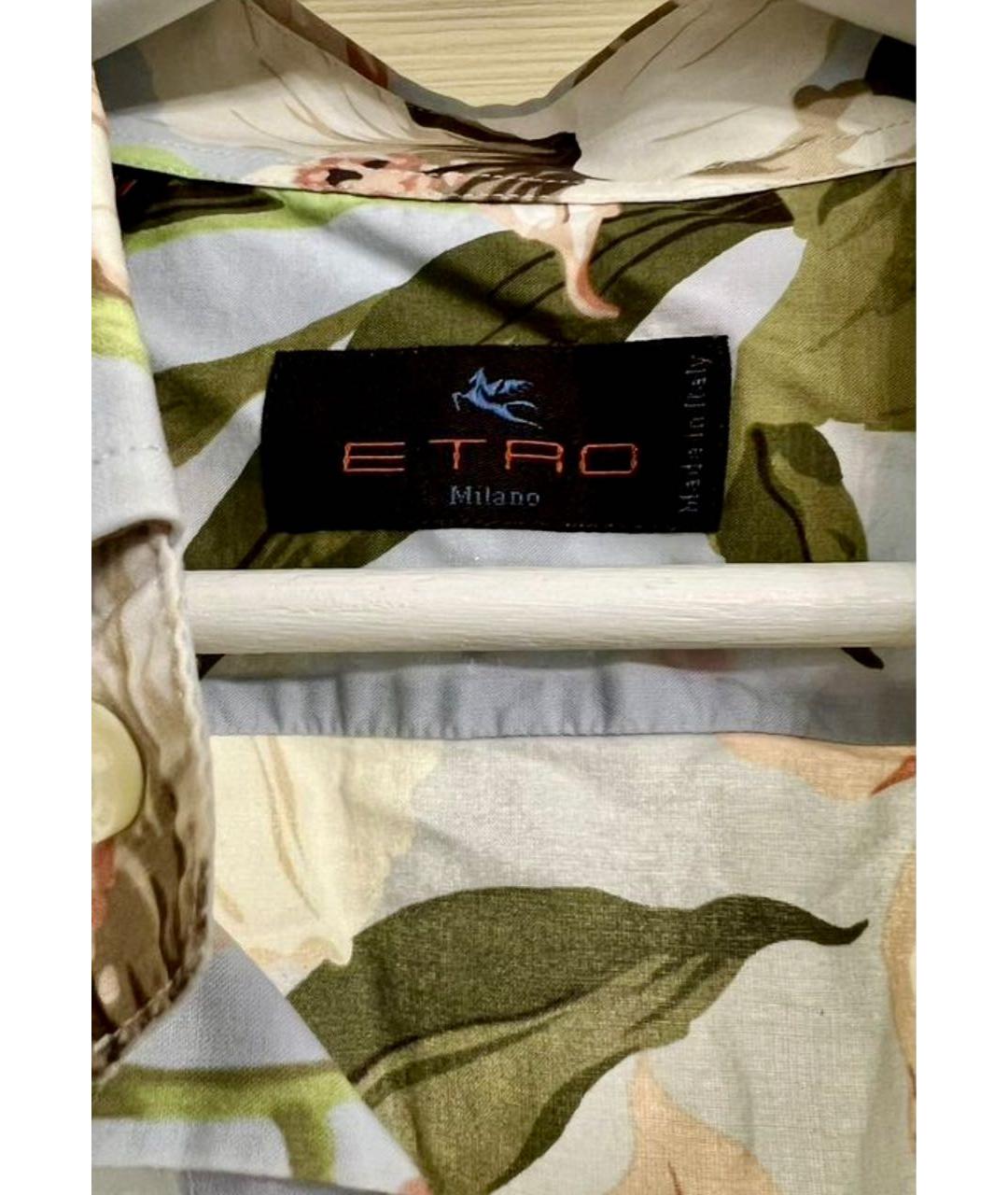 ETRO Мульти хлопковая кэжуал рубашка, фото 2