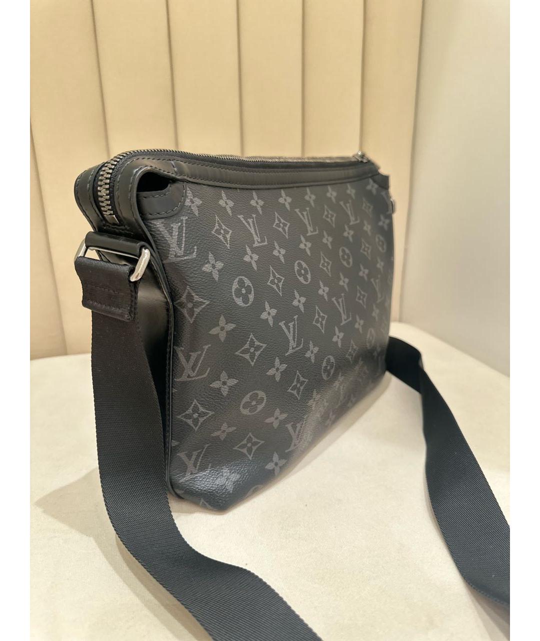 LOUIS VUITTON Черная сумка на плечо, фото 3