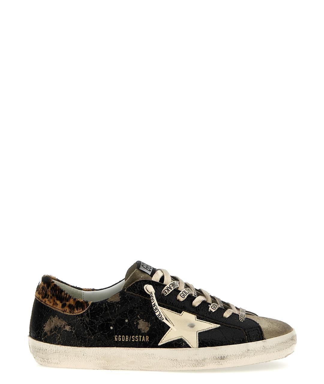 GOLDEN GOOSE DELUXE BRAND Мульти кожаные низкие кроссовки / кеды, фото 1