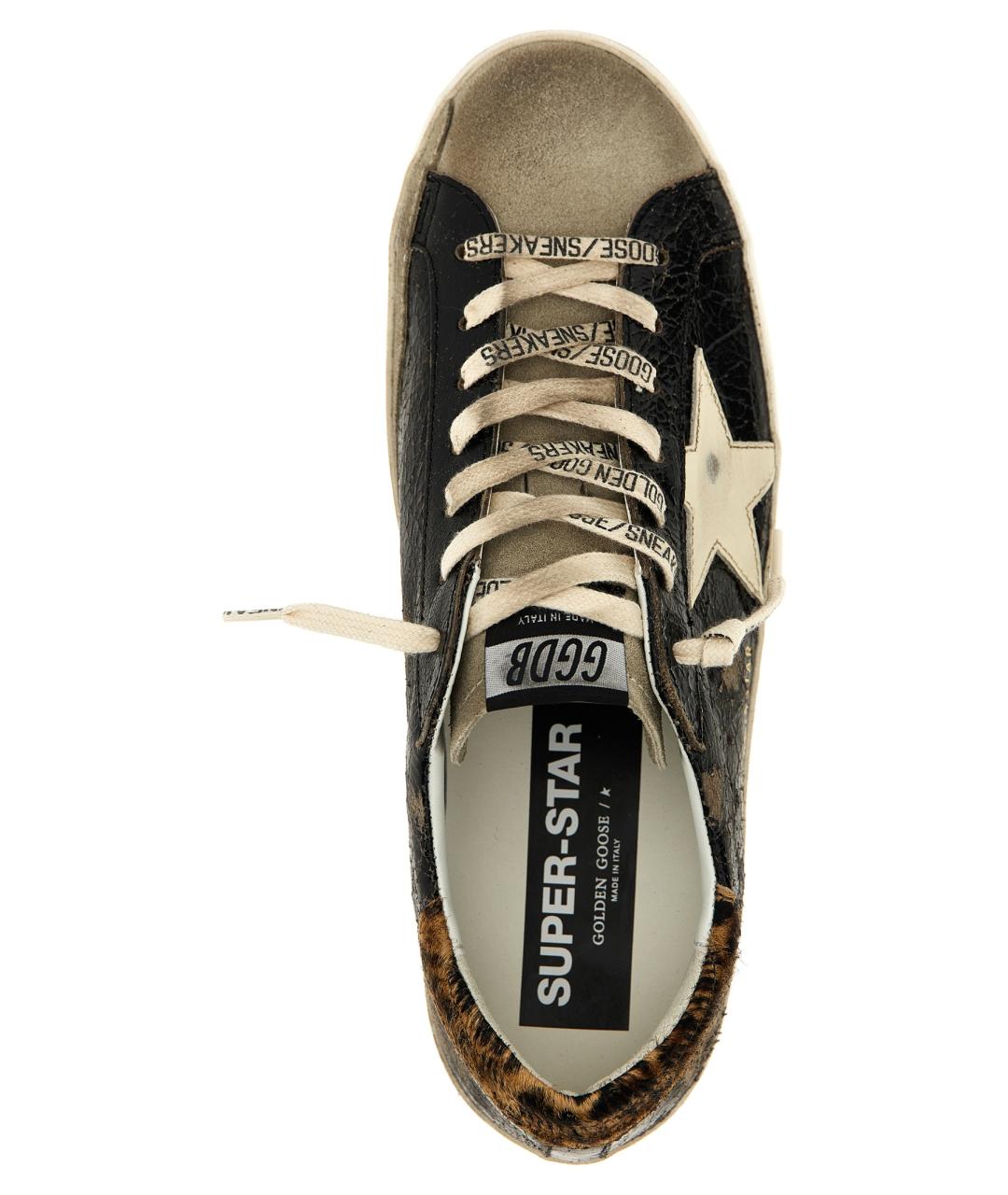 GOLDEN GOOSE DELUXE BRAND Мульти кожаные низкие кроссовки / кеды, фото 4