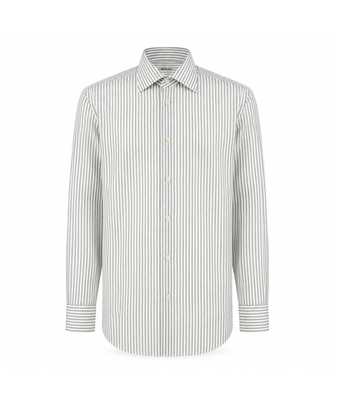 KITON Мульти хлопковая классическая рубашка, фото 1