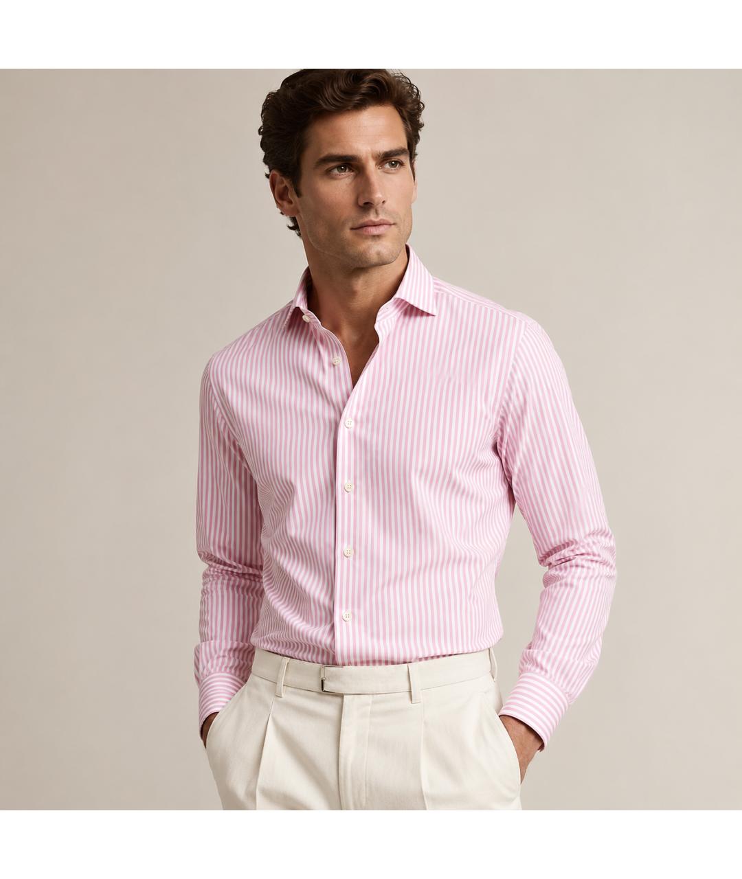 KITON Мульти хлопковая классическая рубашка, фото 7