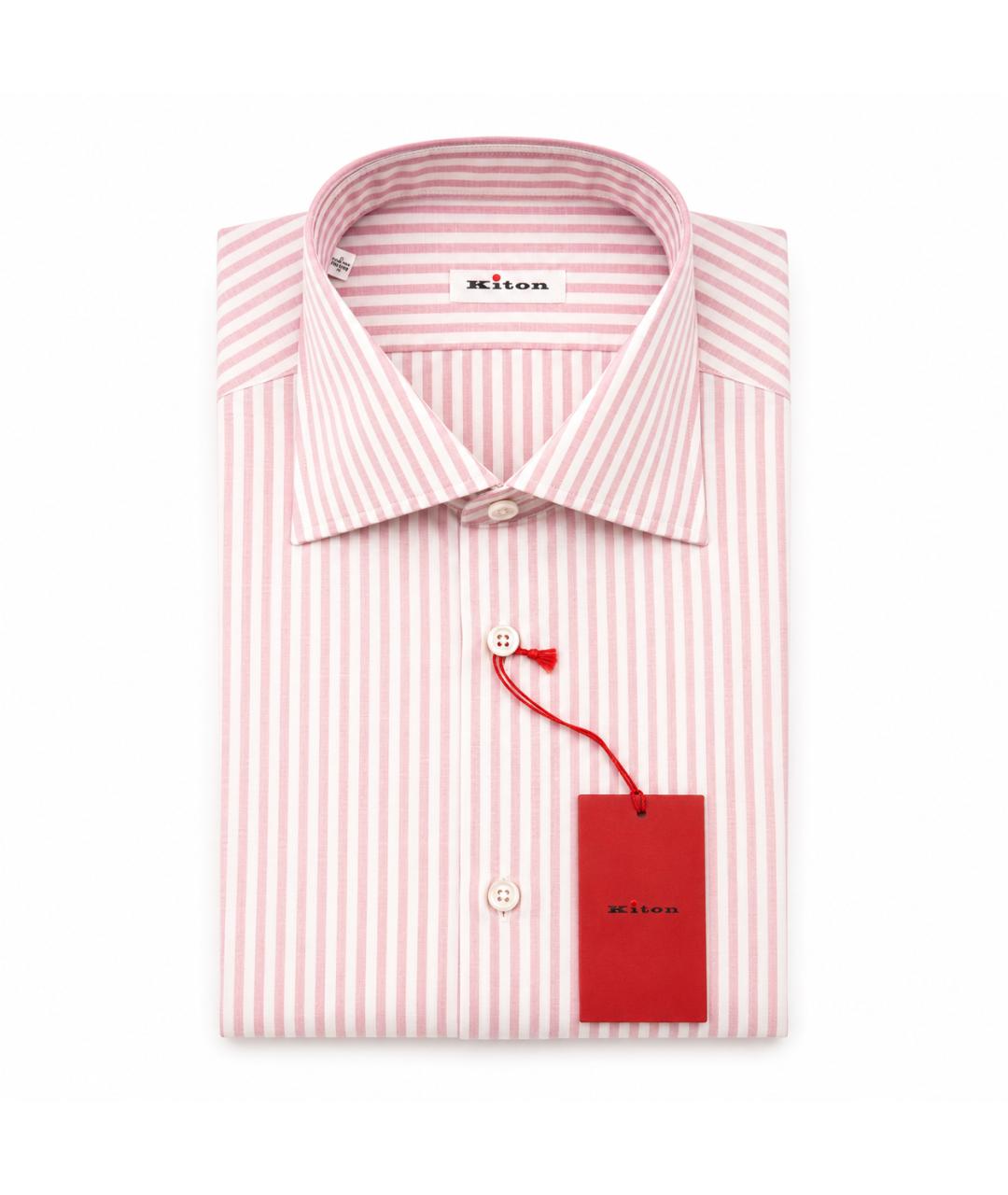 KITON Мульти хлопковая классическая рубашка, фото 4