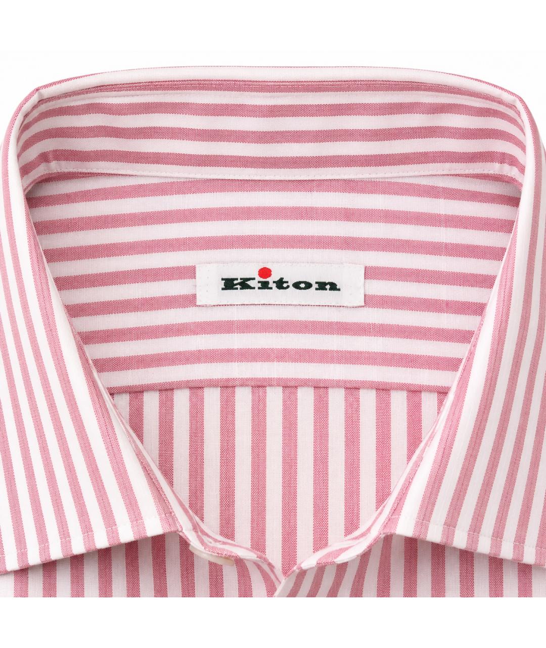 KITON Мульти хлопковая классическая рубашка, фото 5