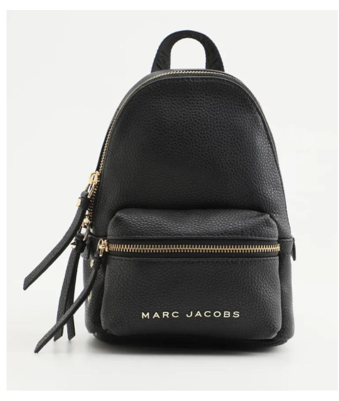 MARC JACOBS Черный кожаный рюкзак, фото 3