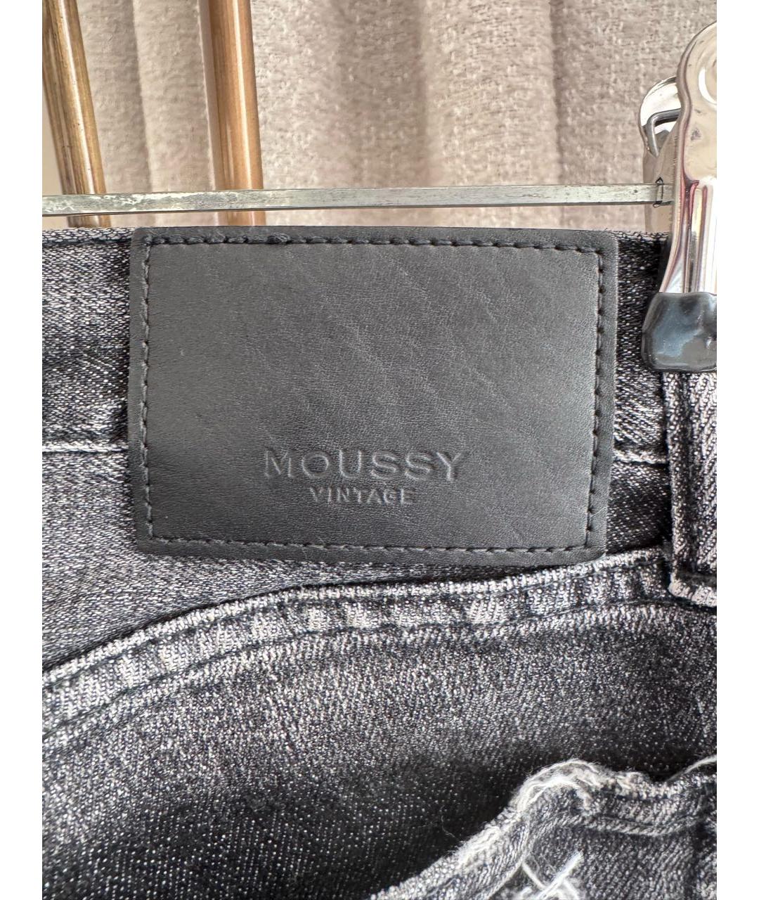 MOUSSY Серые хлопковые джинсы слим, фото 4