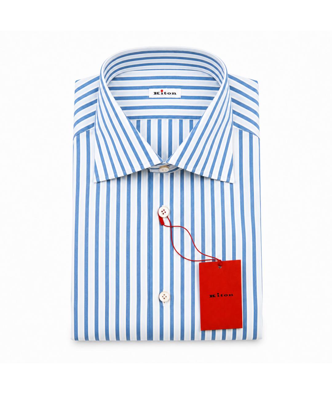 KITON Мульти хлопковая классическая рубашка, фото 5