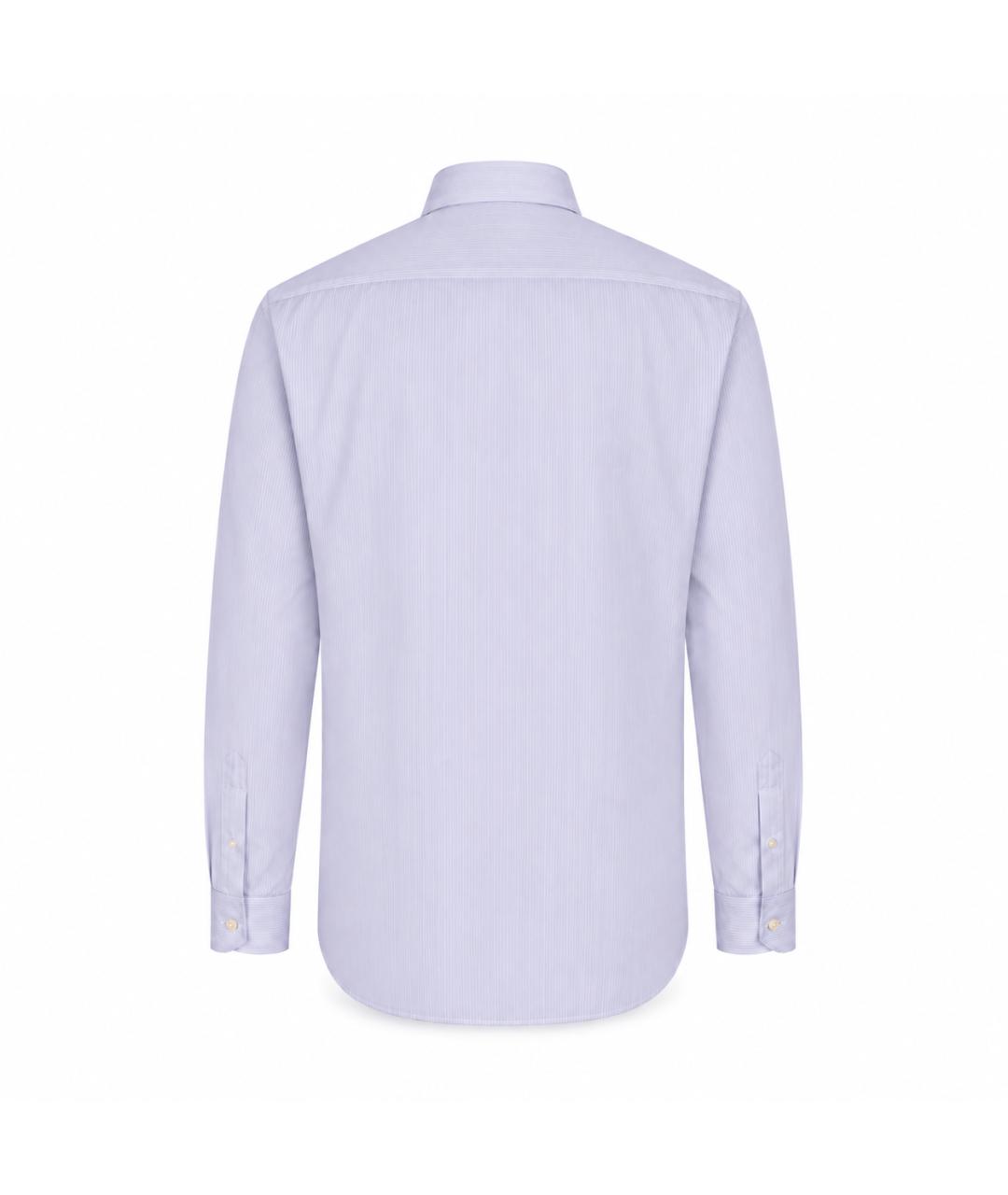 KITON Фиолетовая хлопковая классическая рубашка, фото 3