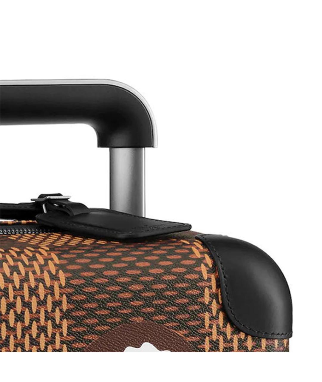 LOUIS VUITTON Коричневый чемодан, фото 5