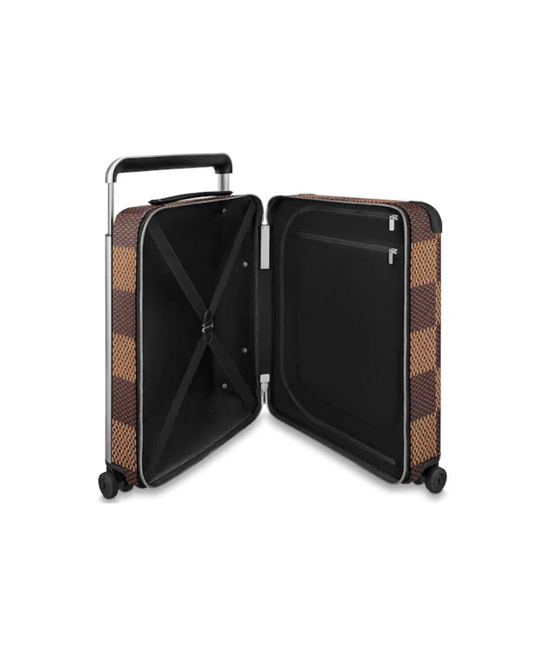 LOUIS VUITTON Коричневый чемодан, фото 4