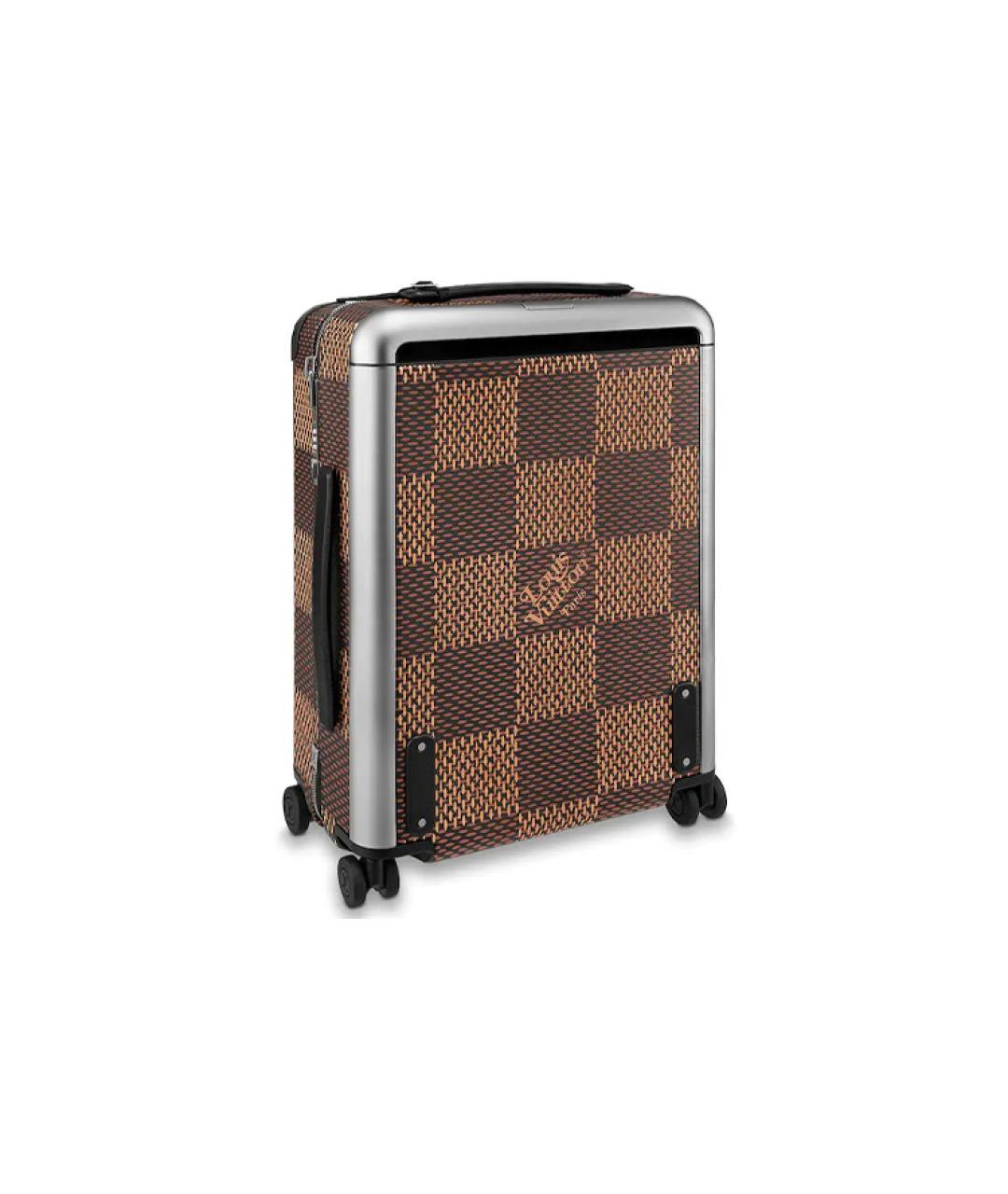 LOUIS VUITTON Коричневый чемодан, фото 3