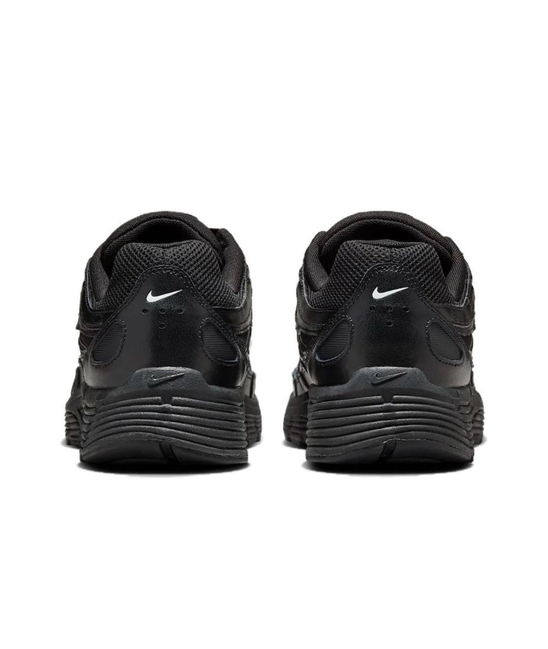 NIKE Черные текстильные низкие кроссовки / кеды, фото 4