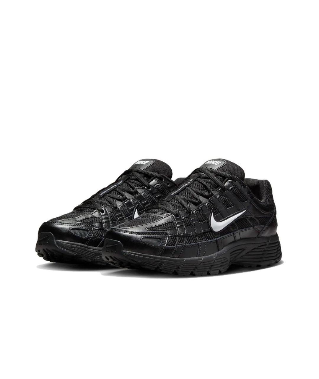 NIKE Черные текстильные низкие кроссовки / кеды, фото 2