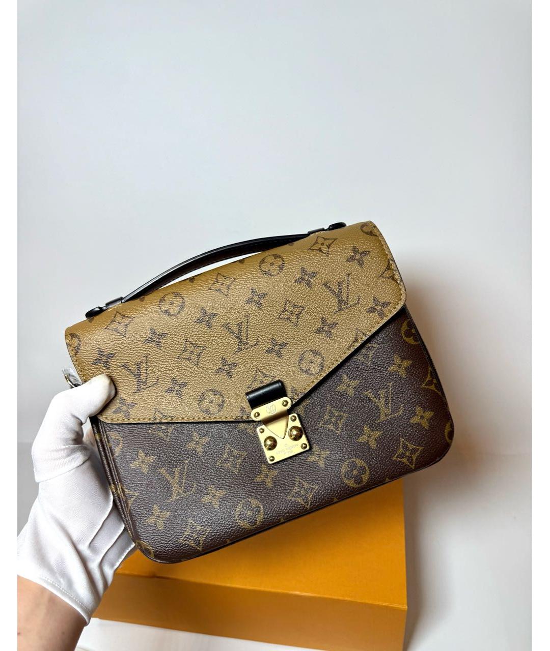 LOUIS VUITTON Коричневая сумка через плечо, фото 7