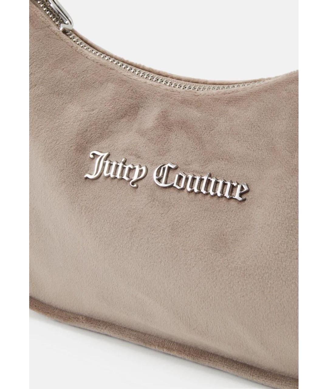 JUICY COUTURE Бежевая меховая сумка с короткими ручками, фото 4