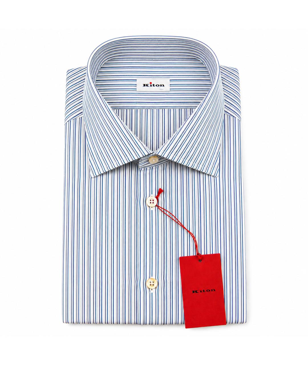 KITON Мульти хлопковая классическая рубашка, фото 4