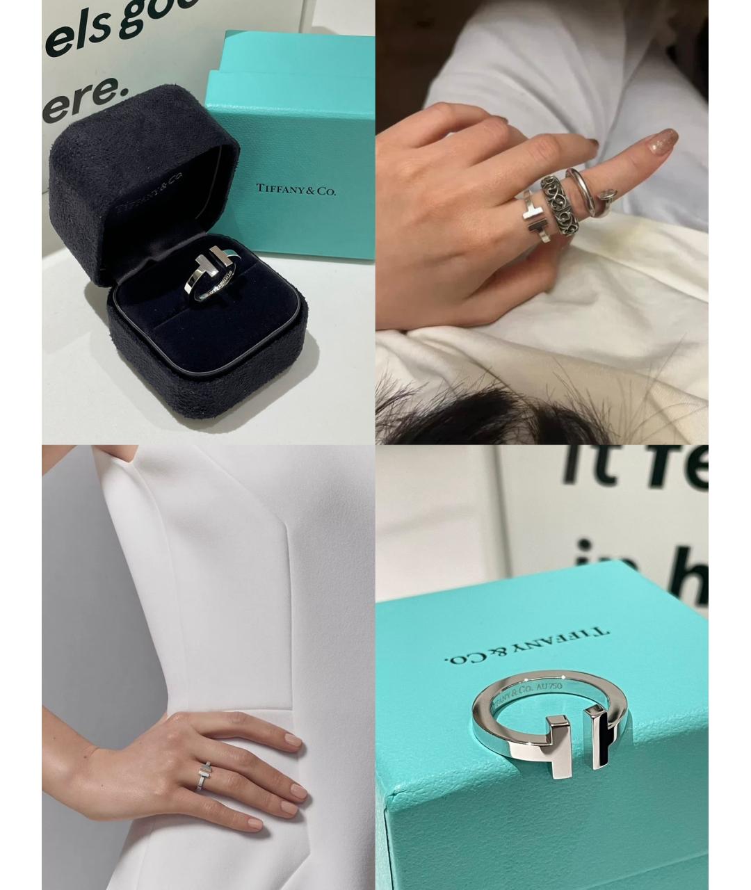 TIFFANY&CO Серебряное кольцо из белого золота, фото 8