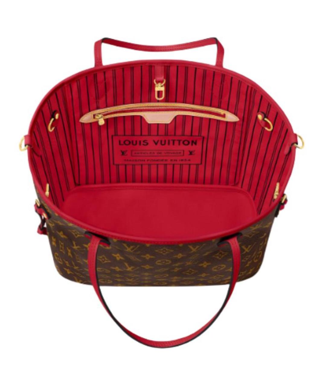 LOUIS VUITTON Красная сумка через плечо, фото 3