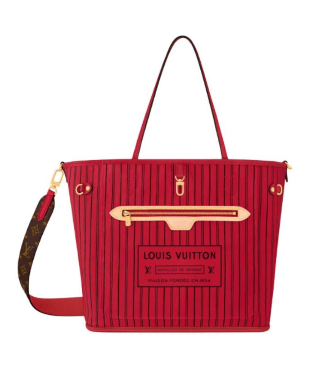 LOUIS VUITTON Красная сумка через плечо, фото 1