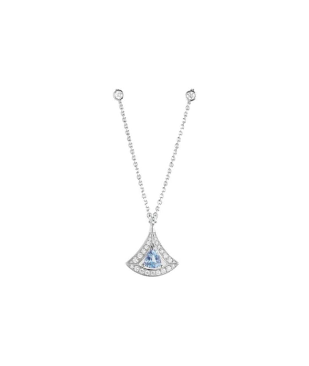 BVLGARI Серебряная подвеска из белого золота, фото 1
