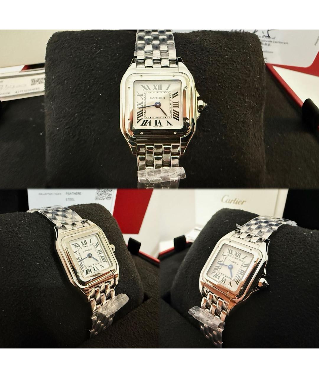 CARTIER Серебряные металлические часы, фото 2