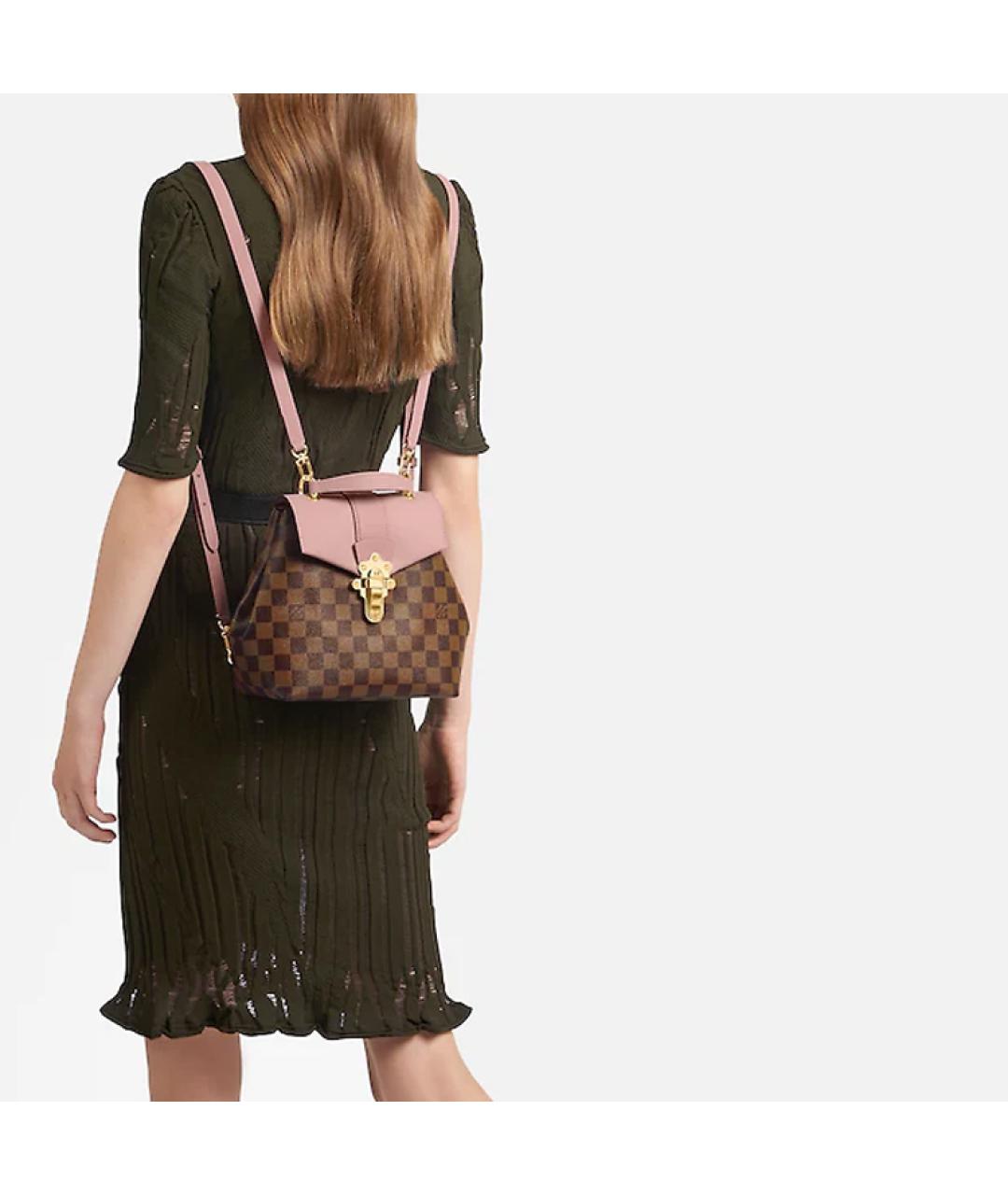 LOUIS VUITTON Розовый рюкзак, фото 6