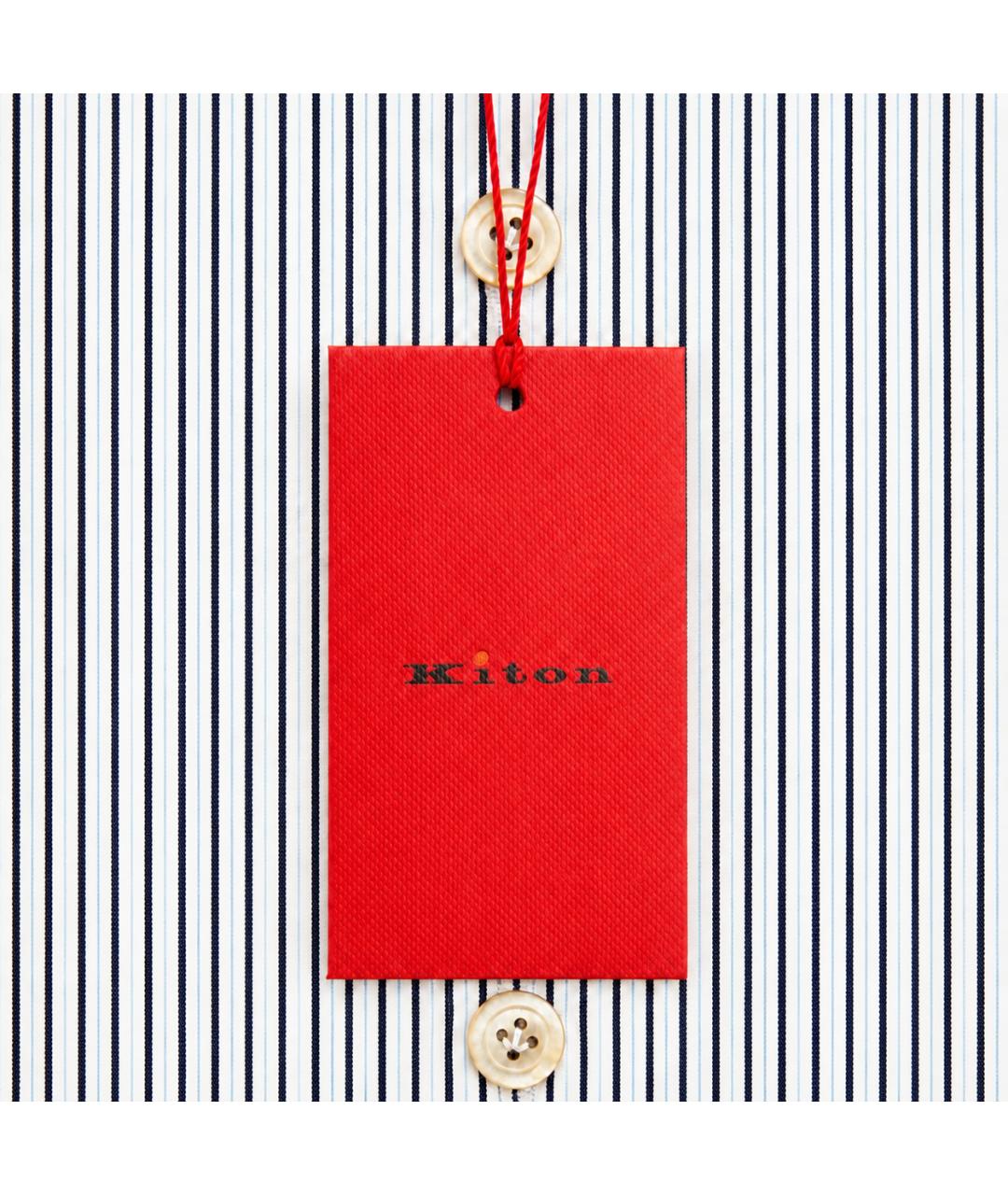 KITON Мульти хлопковая классическая рубашка, фото 3
