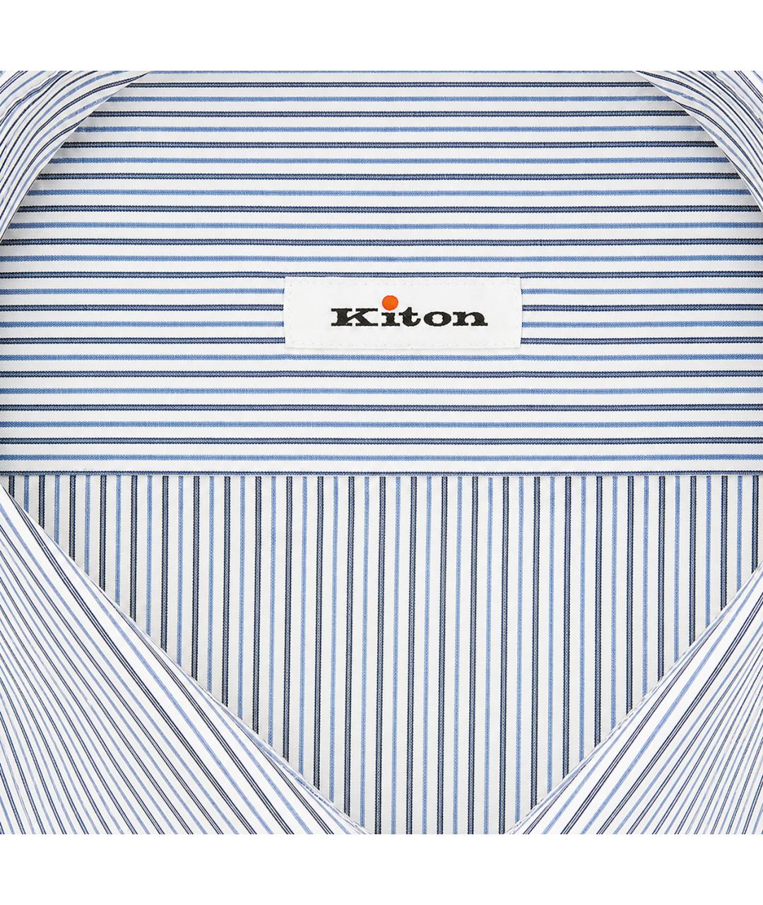 KITON Мульти хлопковая классическая рубашка, фото 3