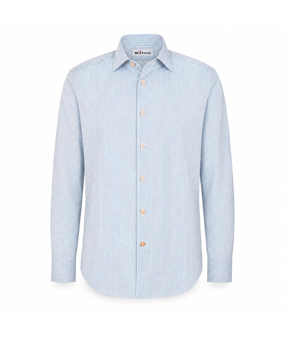 KITON Мульти хлопковая классическая рубашка, фото 1