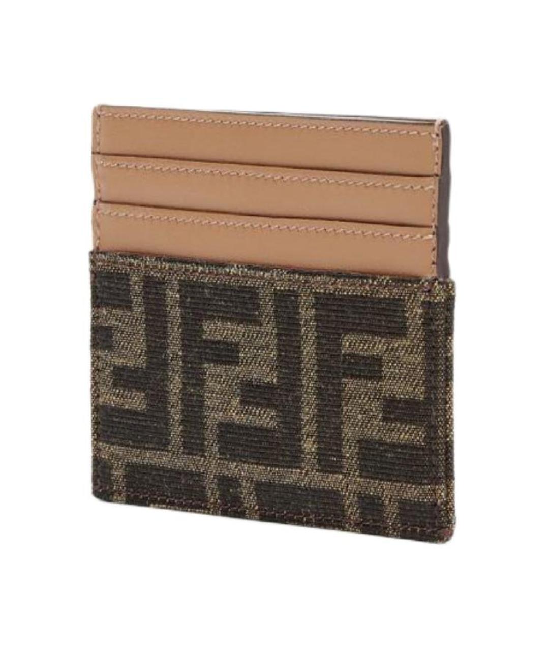 FENDI Коричневый кардхолдер, фото 2
