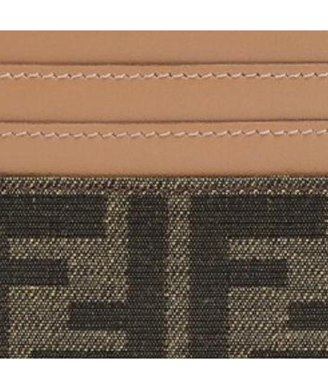 FENDI Коричневый кардхолдер, фото 4