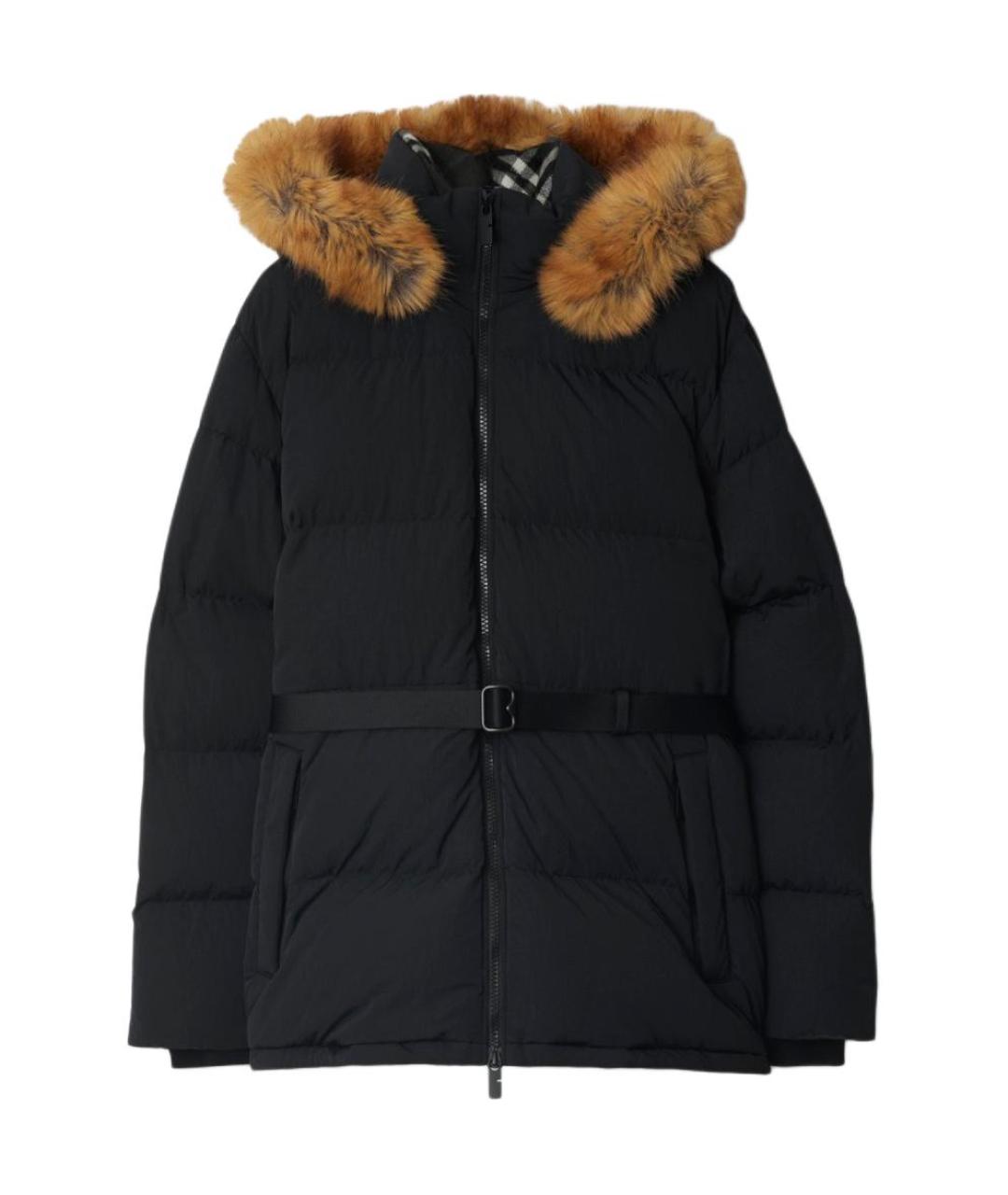 BURBERRY Черный пуховик, фото 1