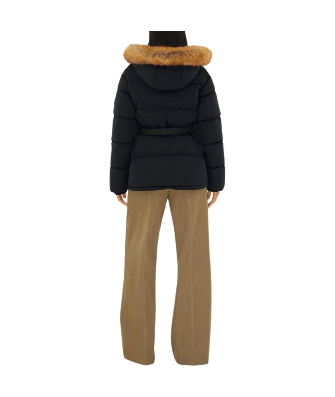 BURBERRY Черный пуховик, фото 4