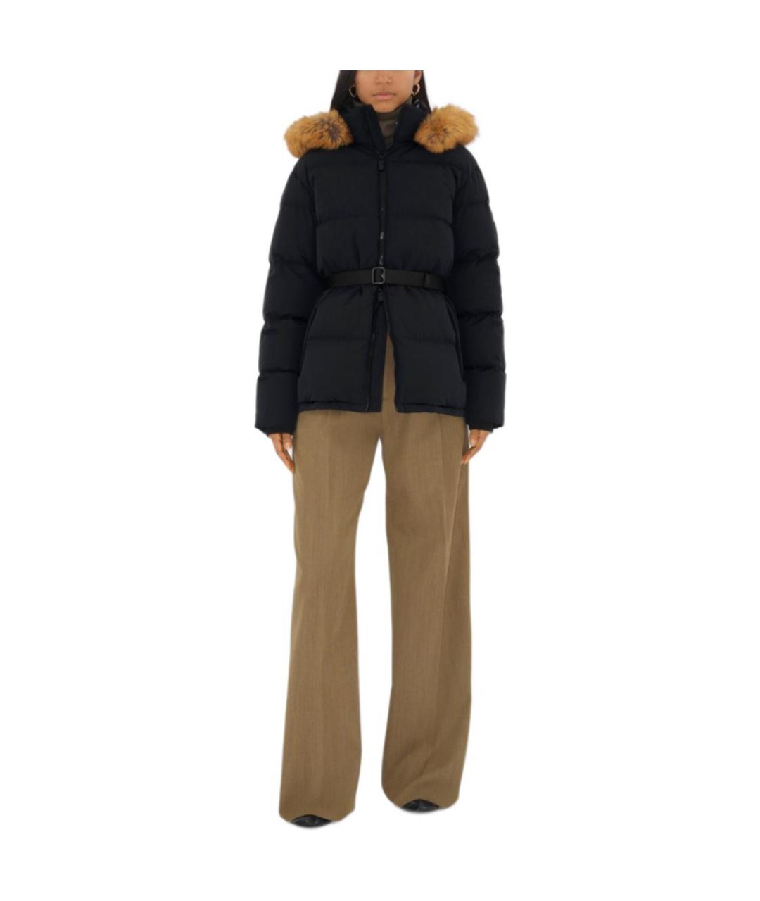 BURBERRY Черный пуховик, фото 3