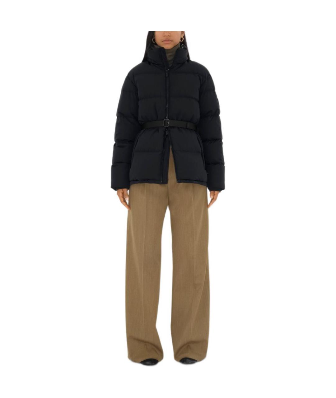BURBERRY Черный пуховик, фото 2
