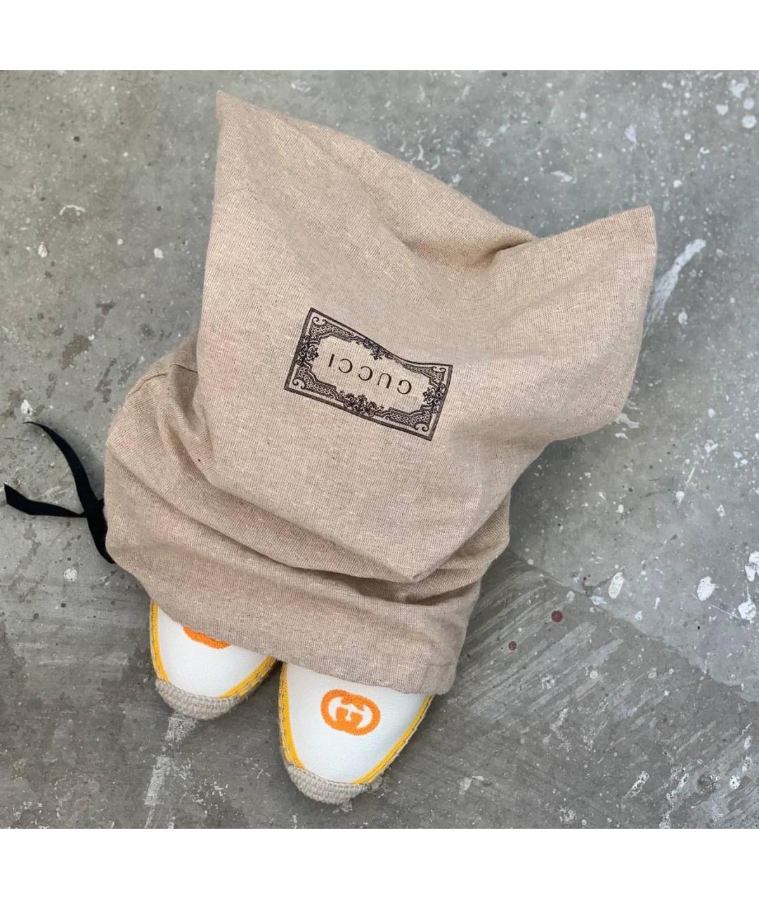 GUCCI Белые босоножки, фото 9