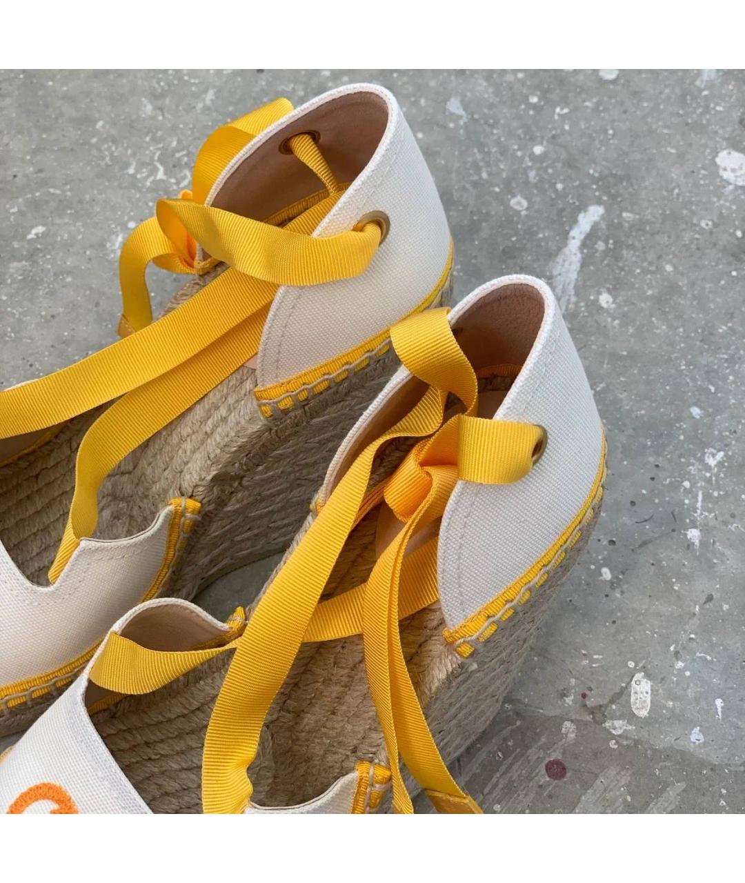 GUCCI Белые босоножки, фото 3