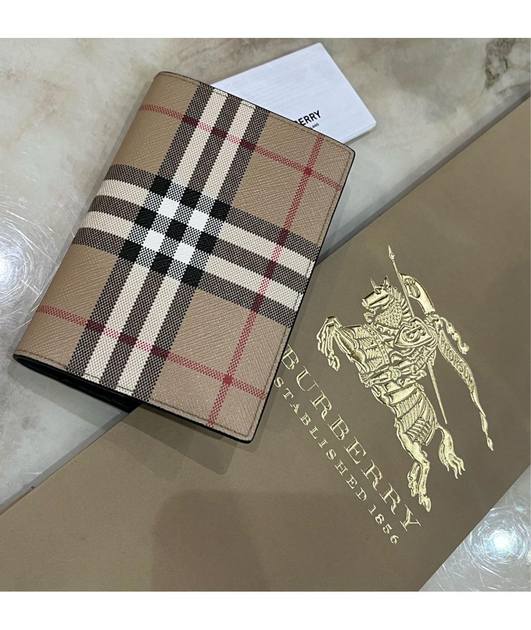 BURBERRY Мульти кожаный кошелек, фото 3