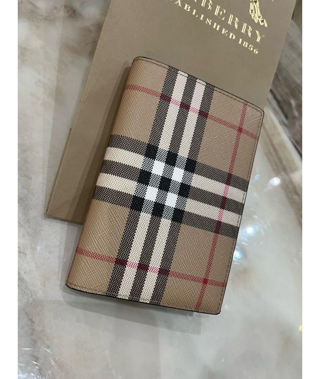 BURBERRY Мульти кожаный кошелек, фото 2