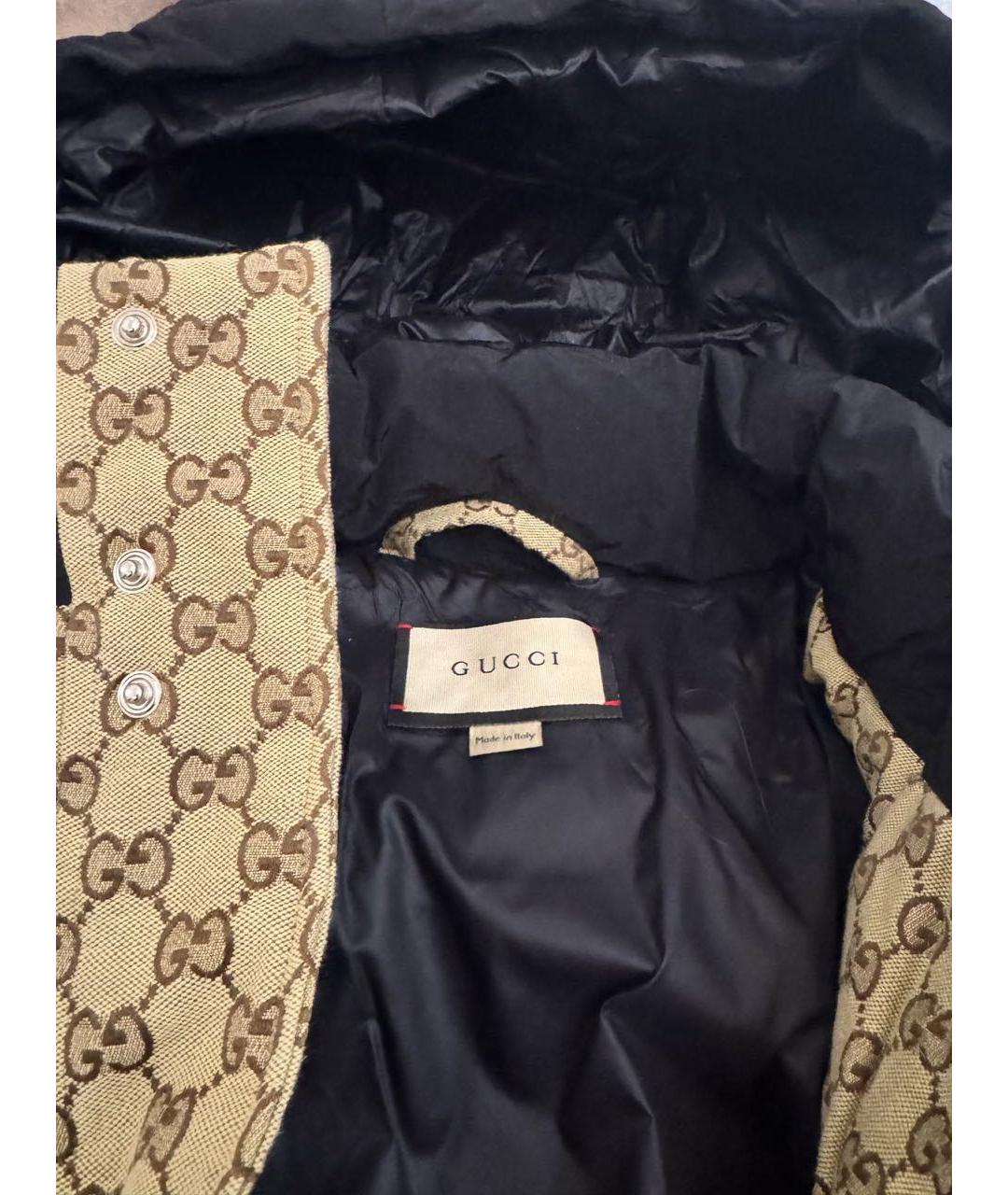 GUCCI Бежевая хлопковая куртка, фото 5