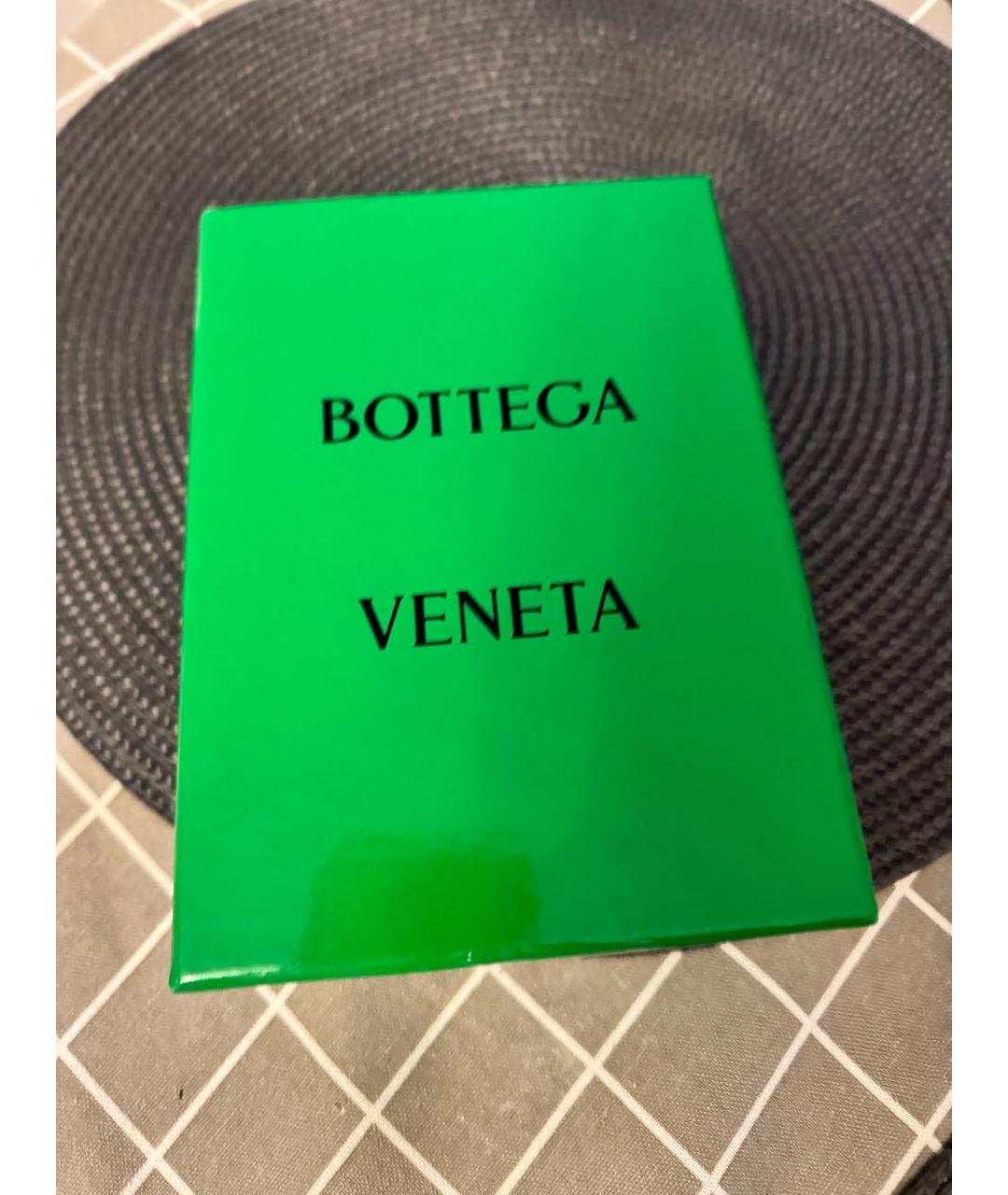 BOTTEGA VENETA Оранжевый кожаный кардхолдер, фото 5