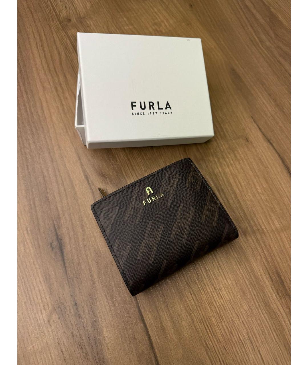 FURLA Коричневый кошелек, фото 9