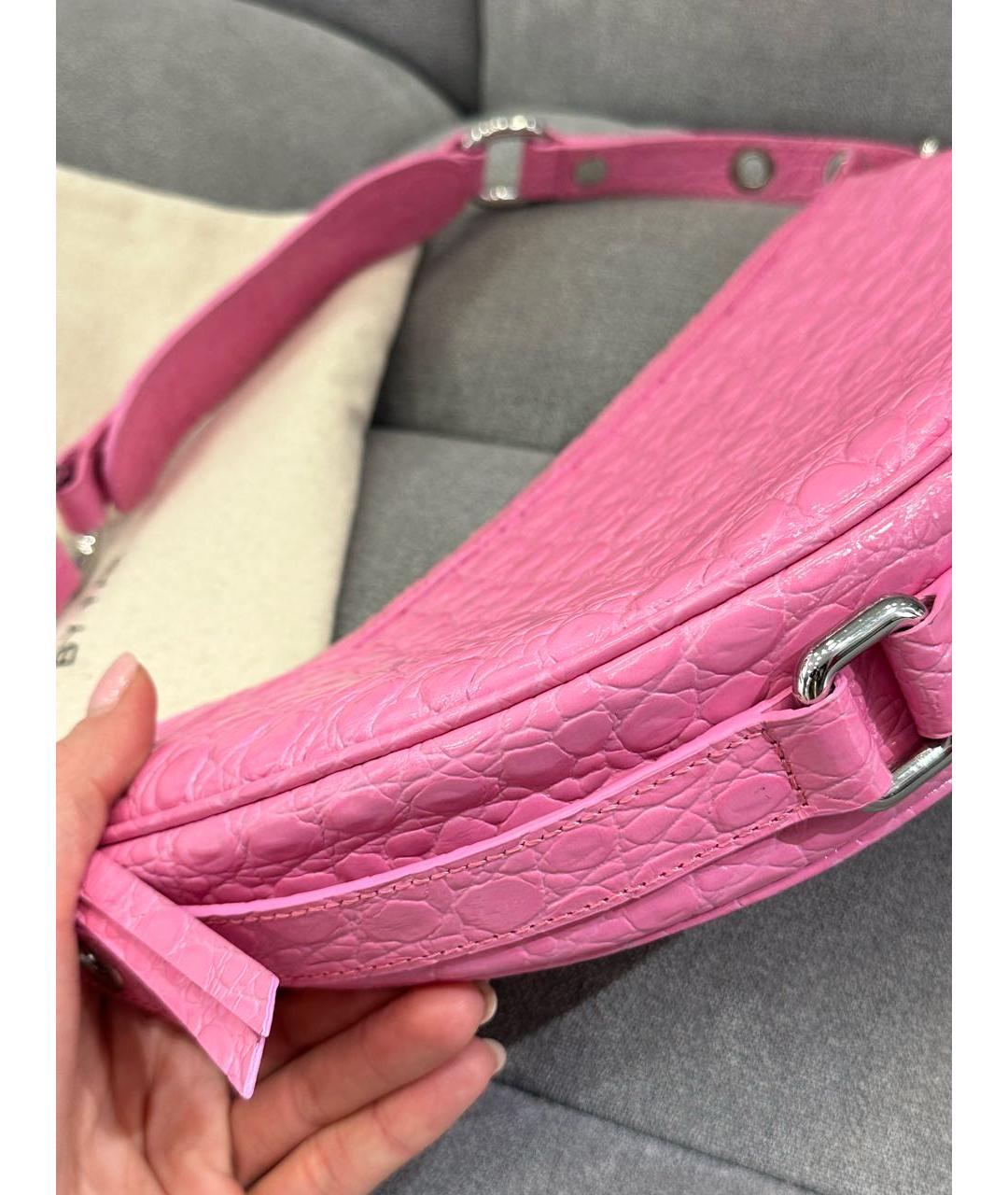 BY FAR Розовая сумка с короткими ручками, фото 2