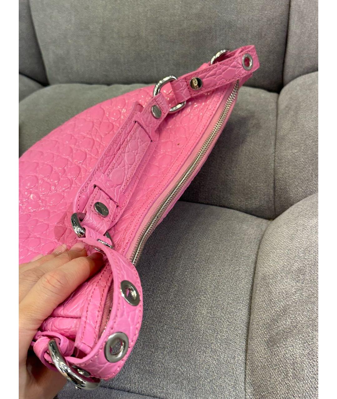 BY FAR Розовая сумка с короткими ручками, фото 4