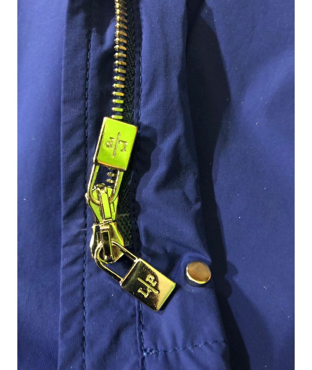 LORO PIANA Синяя полиамидовая куртка, фото 5