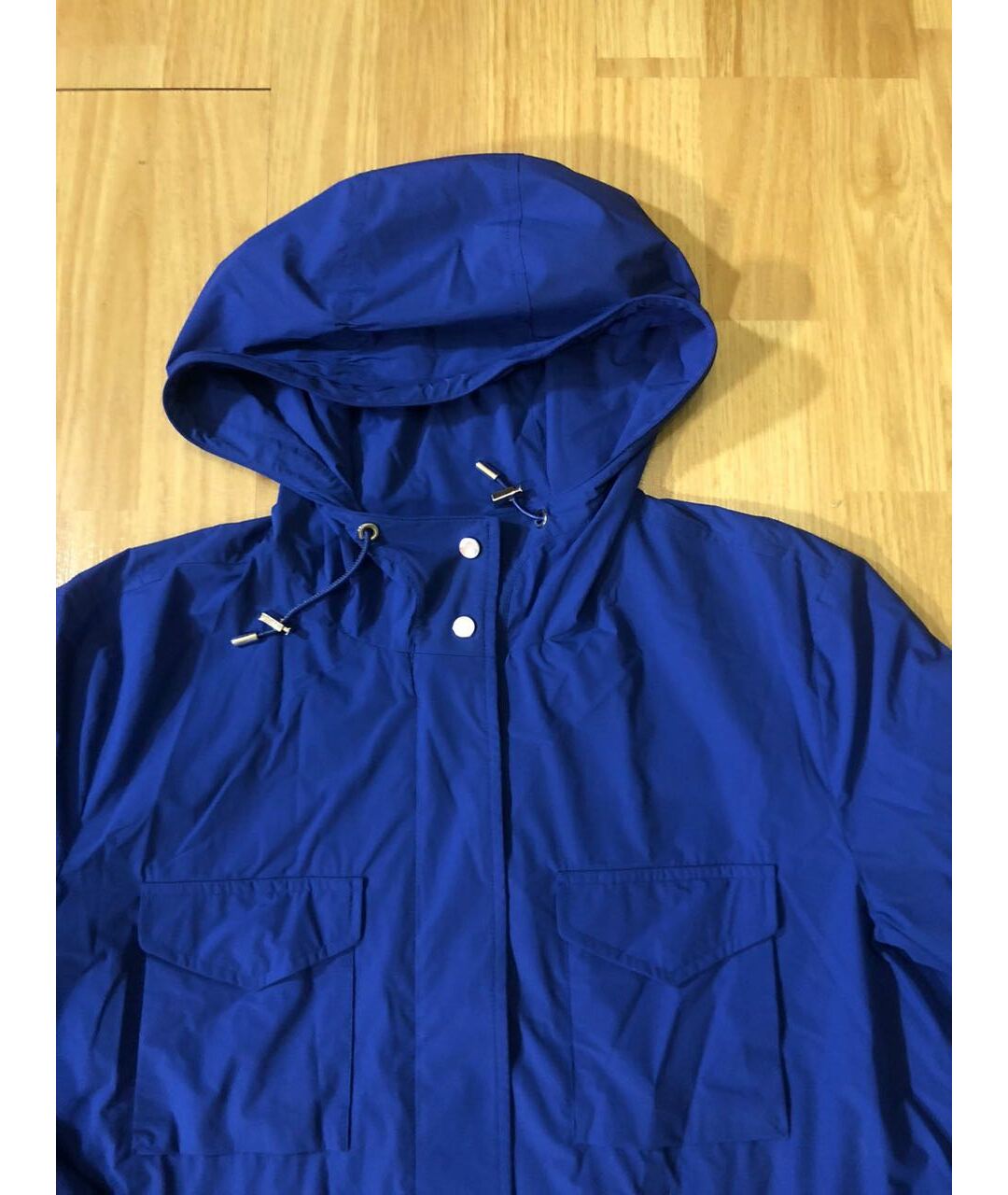 LORO PIANA Синяя полиамидовая куртка, фото 3