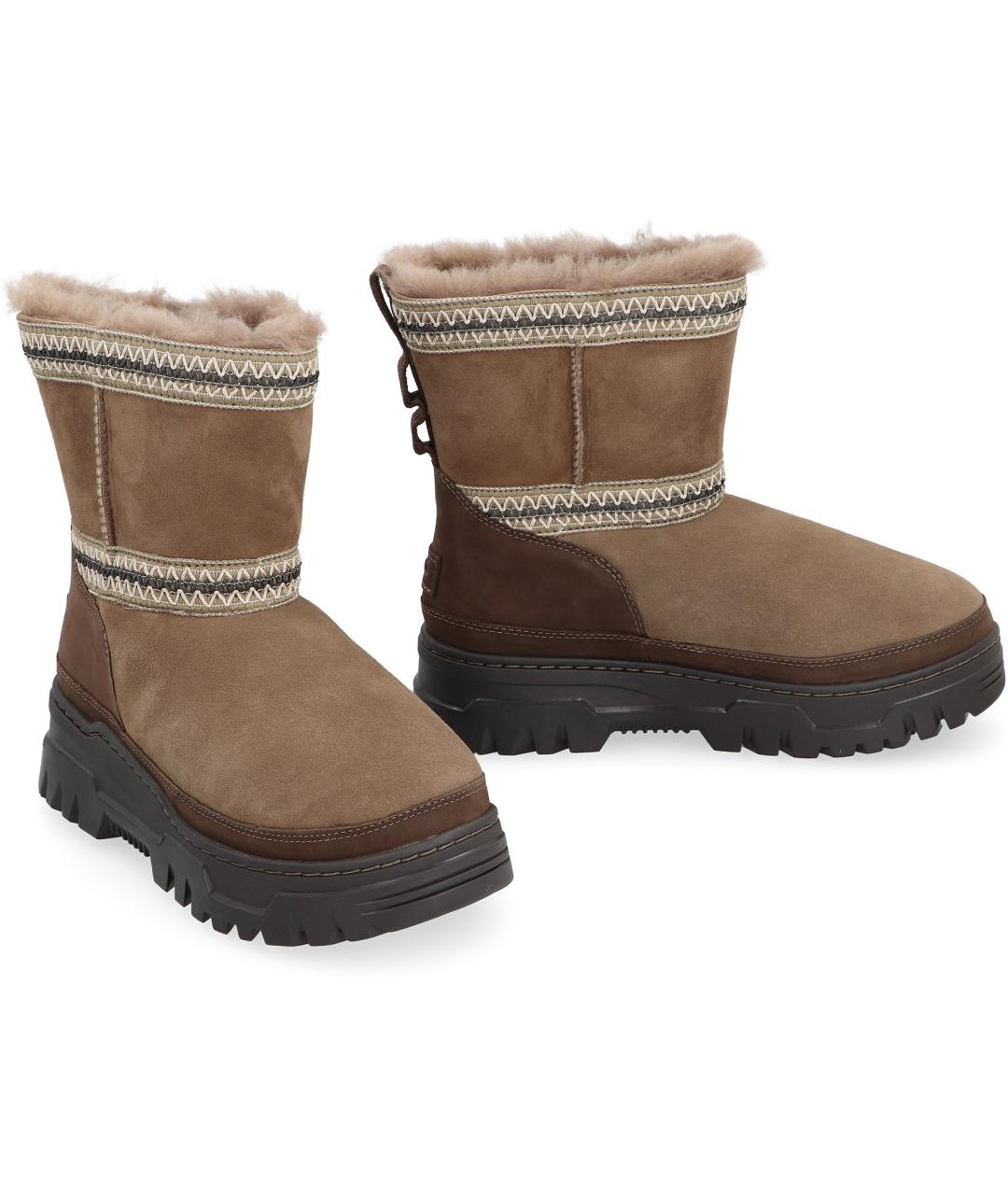 UGG AUSTRALIA Коричневые ботинки, фото 3