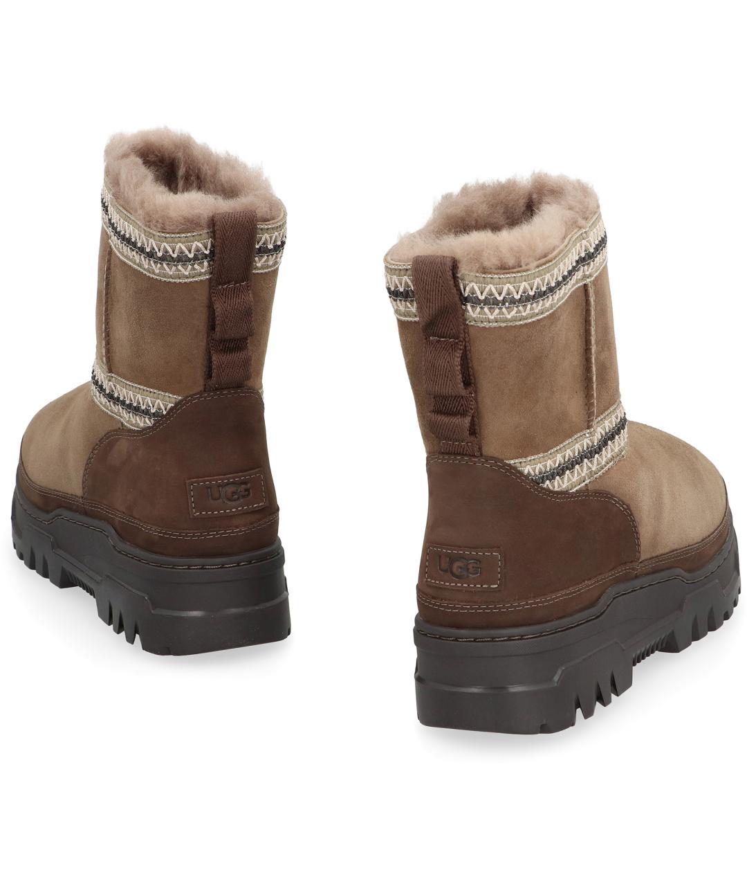 UGG AUSTRALIA Коричневые ботинки, фото 4